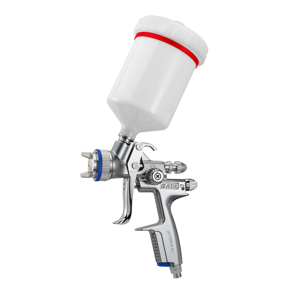 SATAjet 1000 B RP Düse 1,0  0,6 l QCC Kunststoff-Mehrwegbecher, Drehgelenk
