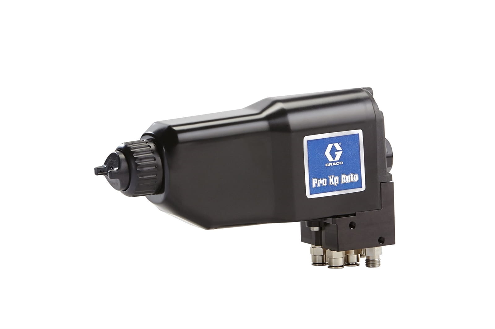 Elektrostatische Luftspritzpistole Pro Xp Auto, 85 kV, Smart-Technologie, unterseitiger Montageblock, 1,5-mm-Düse (0,055 Zoll), Standardbeschichtung