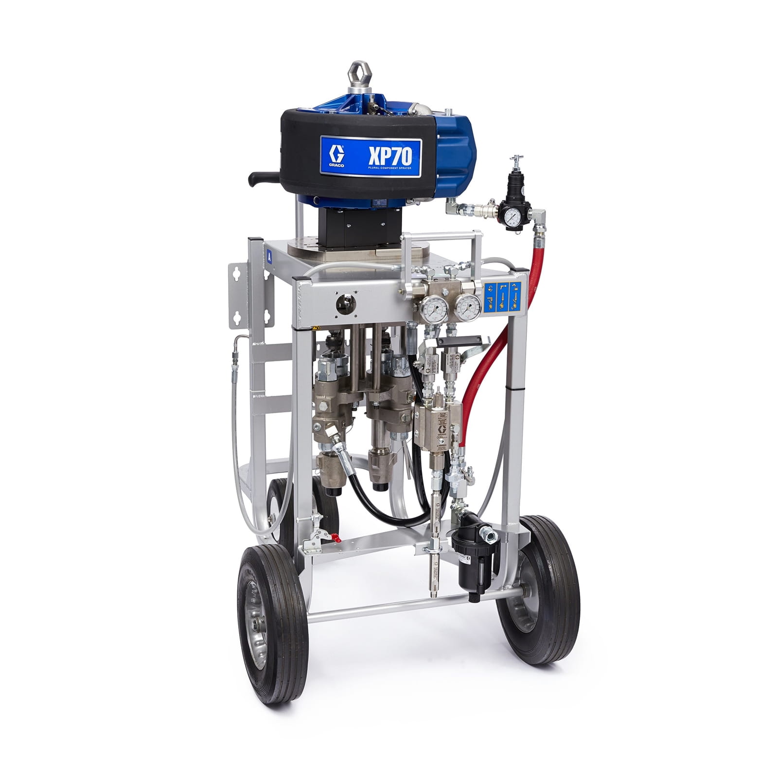 XP70 complete spray unit for hazardous areas, trolley, 2:1 ratio, XTR gun