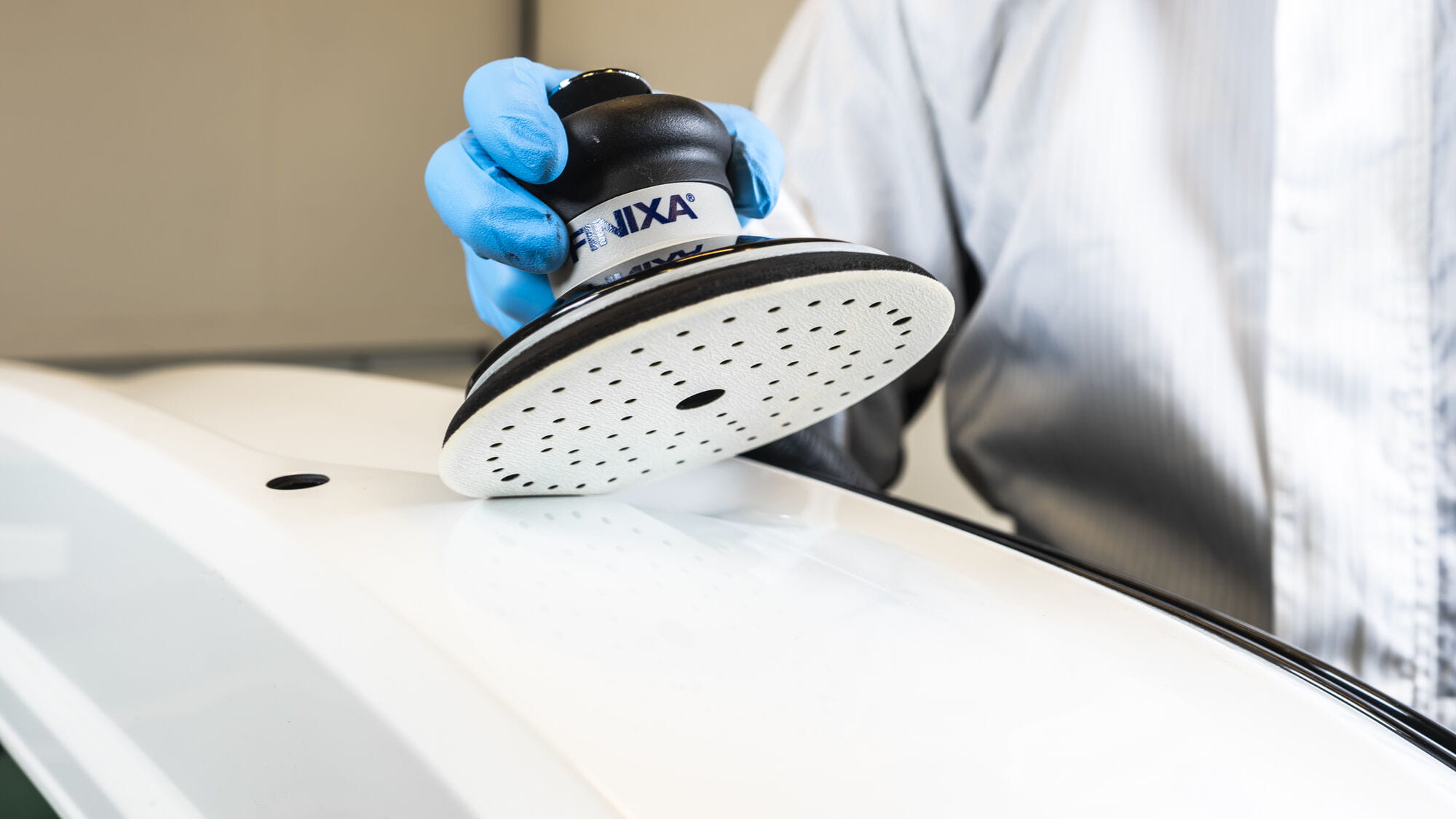 Finixa SharpWhite Disques abrasifs Velcro Ø150mm multi-trous P400 100pcs