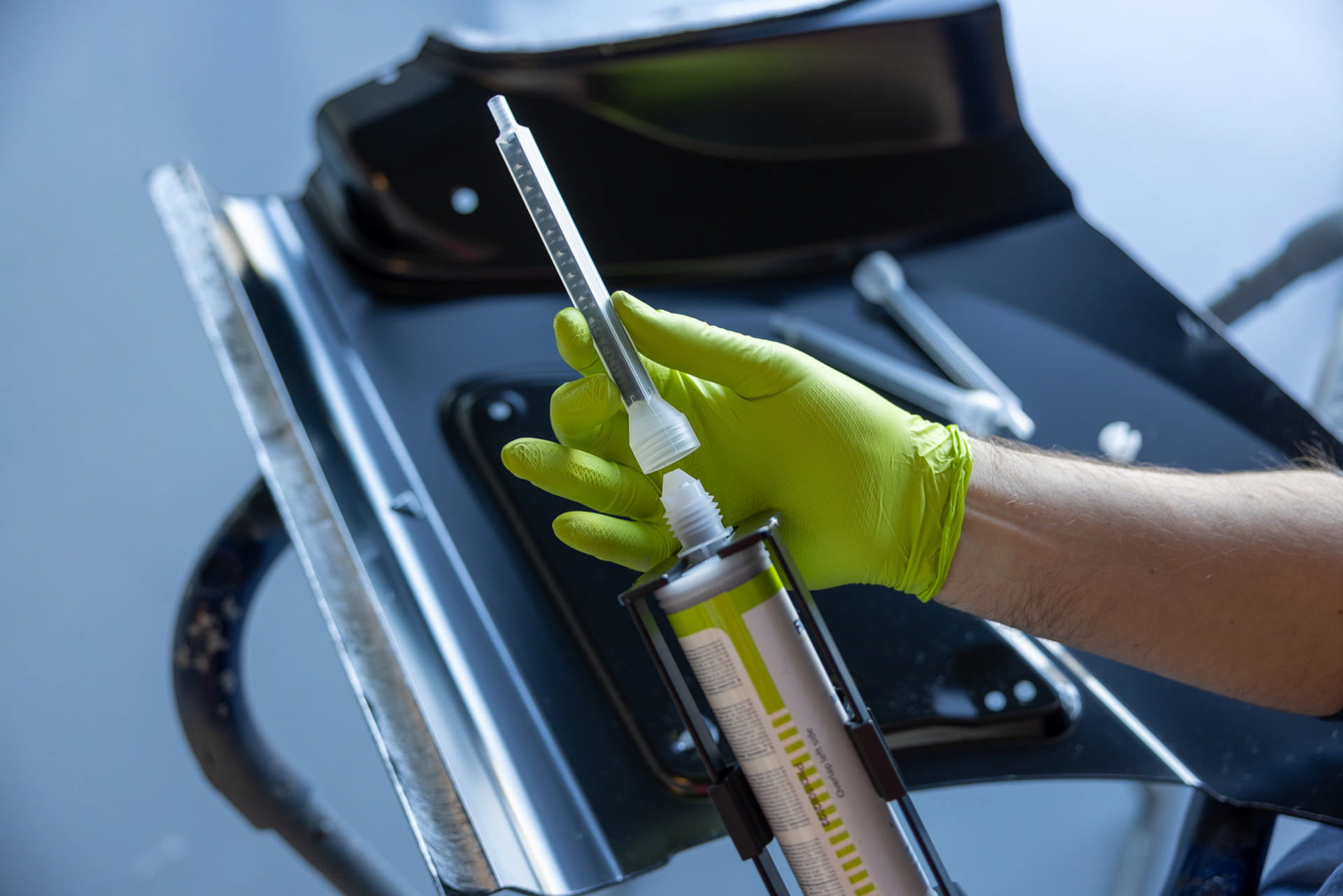 Finixa – dysze mieszające do klejów do metalu, 10 szt.