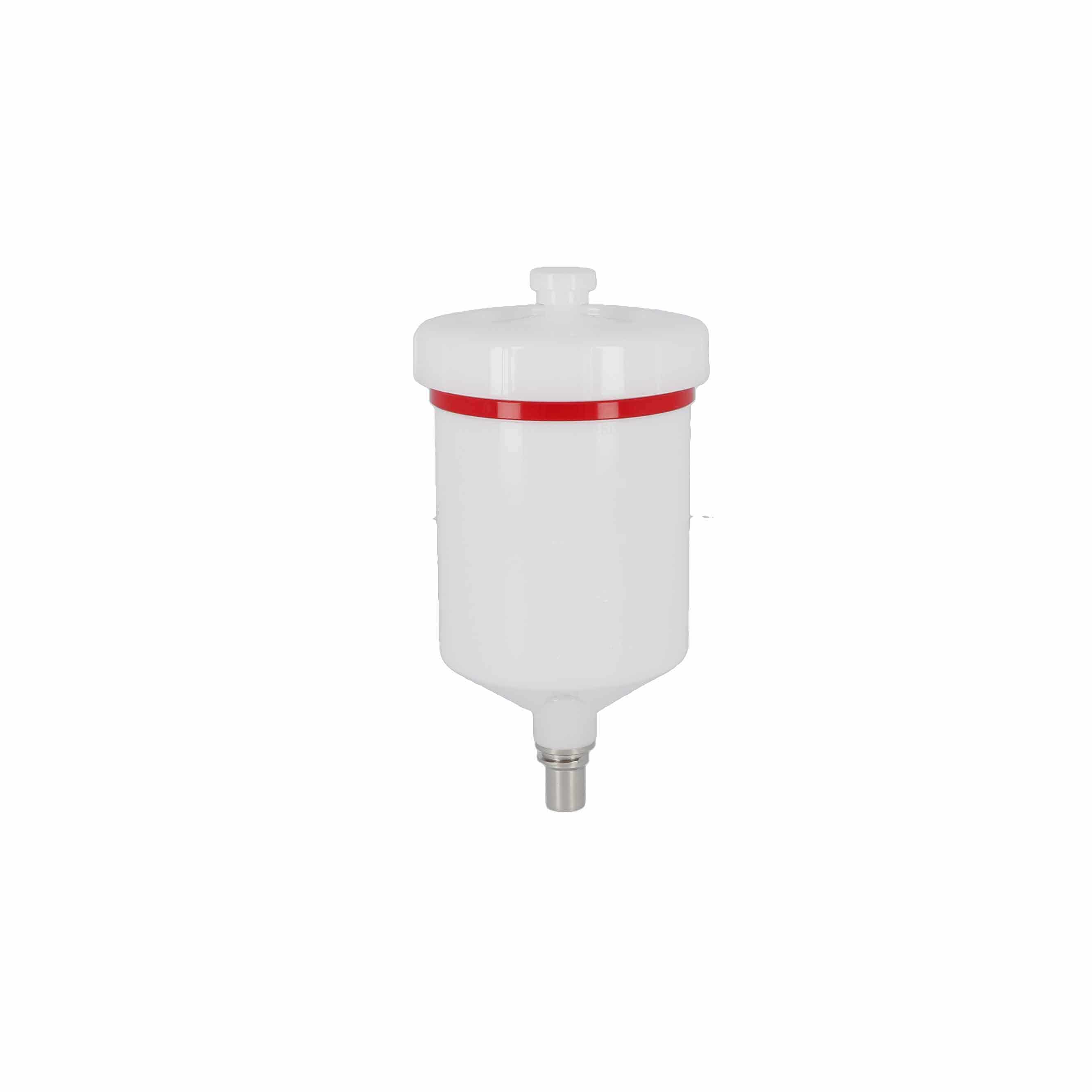 Kunststoff-Mehrwegbecher, 0,6 l mit QCC ohne Feingewinde [für SATAjet 5000er Serie, jet 4000 B, jet 3000 B, jet 2000, jet 1000 B, jet 100 B, jet RP, minijet 4400 B]