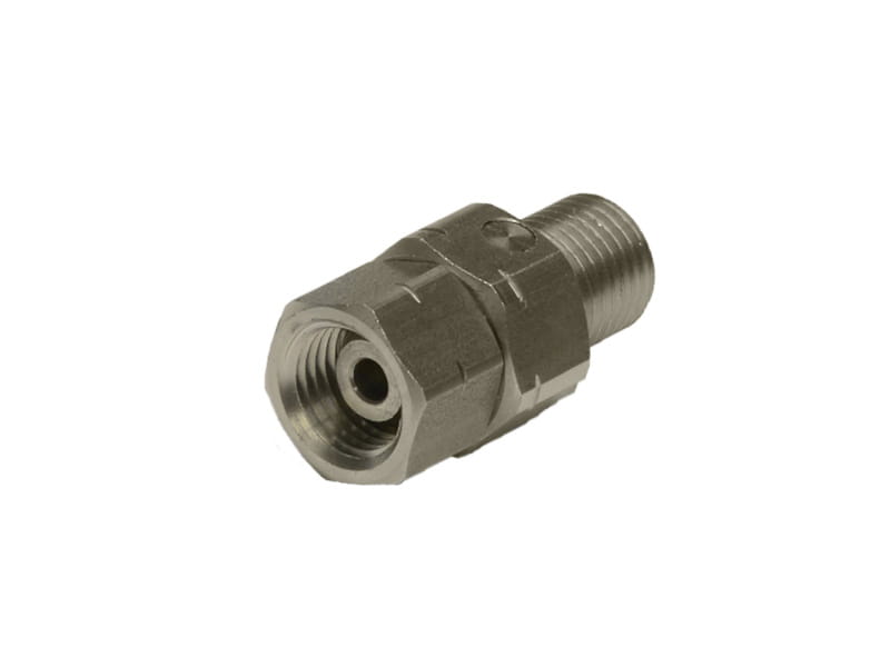 Swivel joint AG 16x1.5mm x IG 1/4" NPS L.38mm