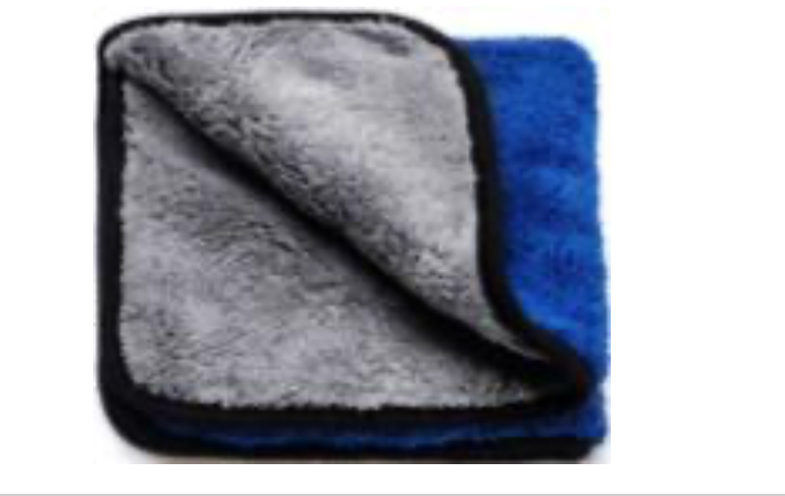 DREHKOPF E-D-MIKROFASERTUCH professional soft Kolor szary / niebieski 40 cm x 40 cm, złożony do rozmiaru 20 cm x 20 cm – ściereczka czyszcząca z mikrofibry, różne kolory