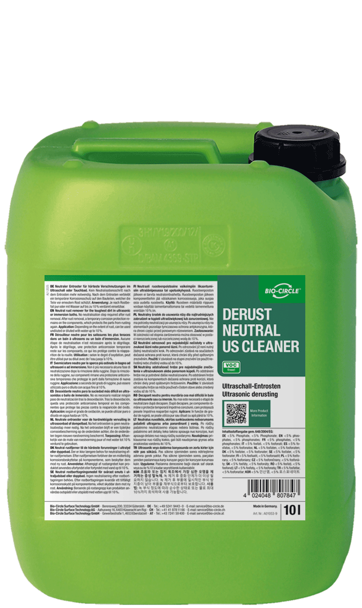 BIO-CIRCLE Derust Neutral US Cleaner