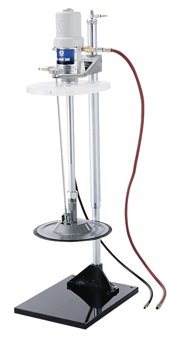 Fire-Ball®-Fettpumpe der 300-Serie, 50:1, 54 kg (120 lb) - stationäres Versorgungsaufsatz- Induktor-Komplettgerät