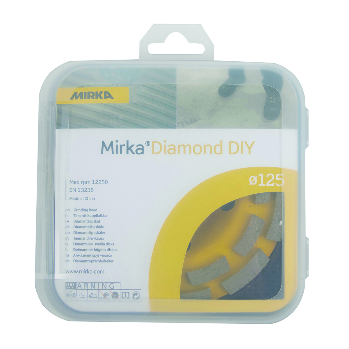 Mirka – Abrasives & Polishes | Cutting Discs | Mirka® Diamond Cup Wheel DIY SD 125 mm