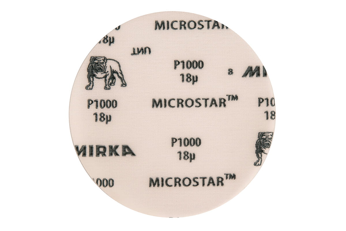 Mirka MICROSTAR 125mm Grip P1000, 50/Pack