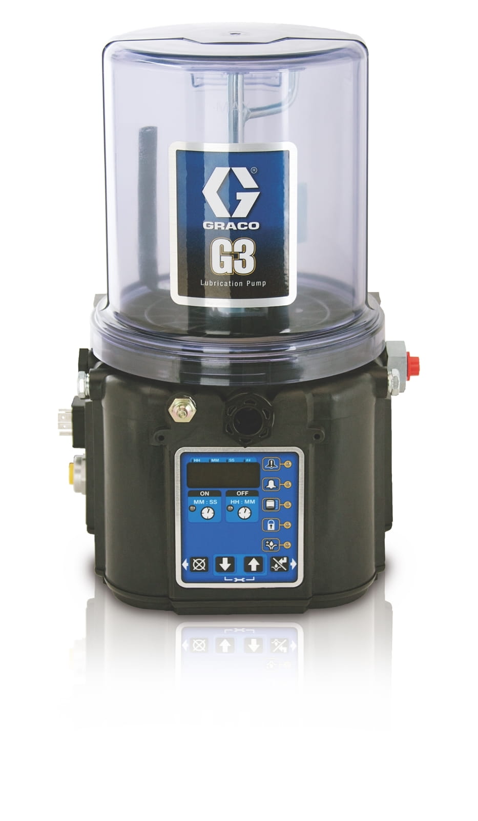 G3™ Pro grease lubricator, 90-240 VAC, 8 litres, DIN | beschicht.com