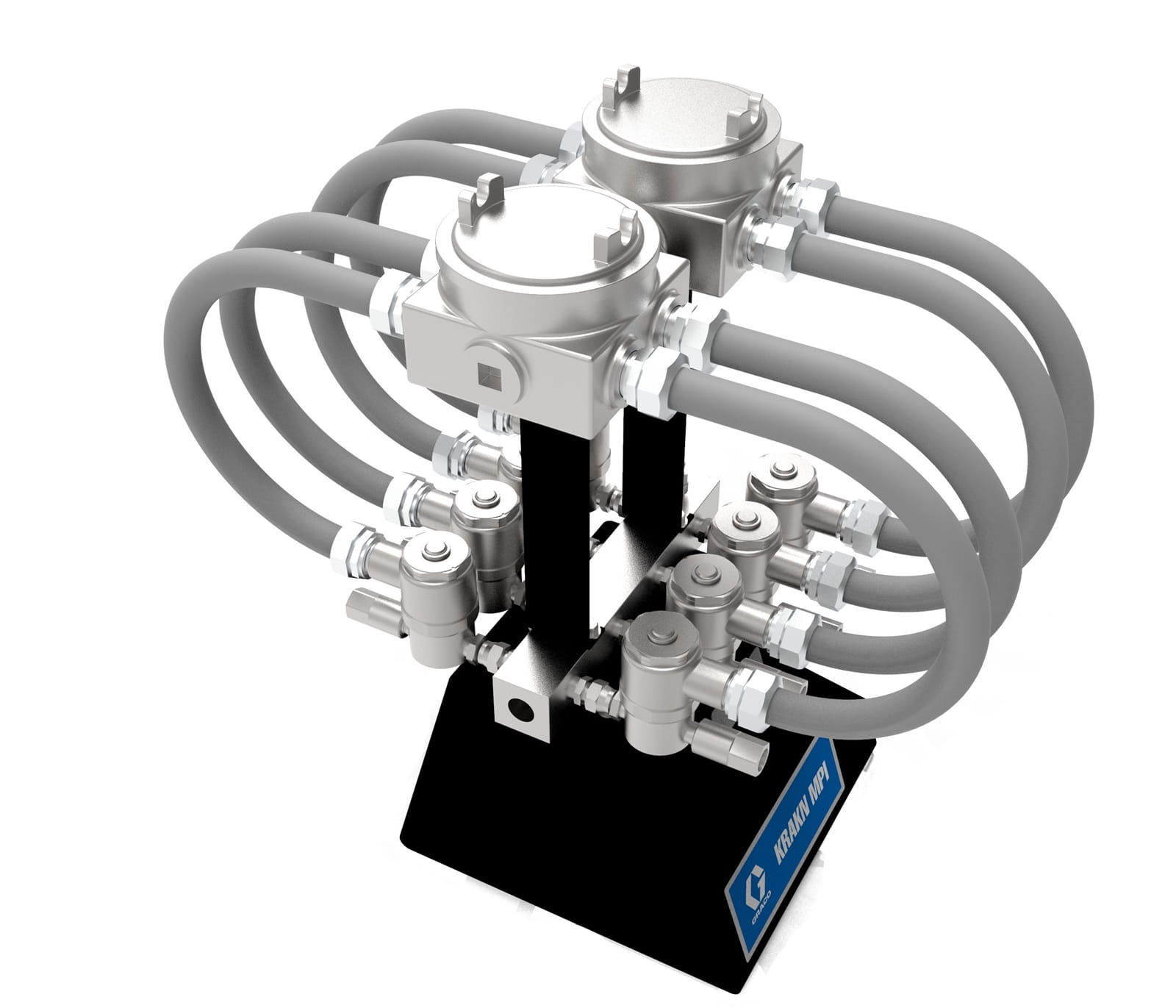 KRAKN MPI-Materialverteiler mit 6 Ventilen für allgemeine Anwendungen