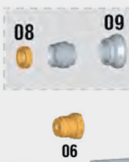 Elcometer Luftventildichtung, 6er-Pack