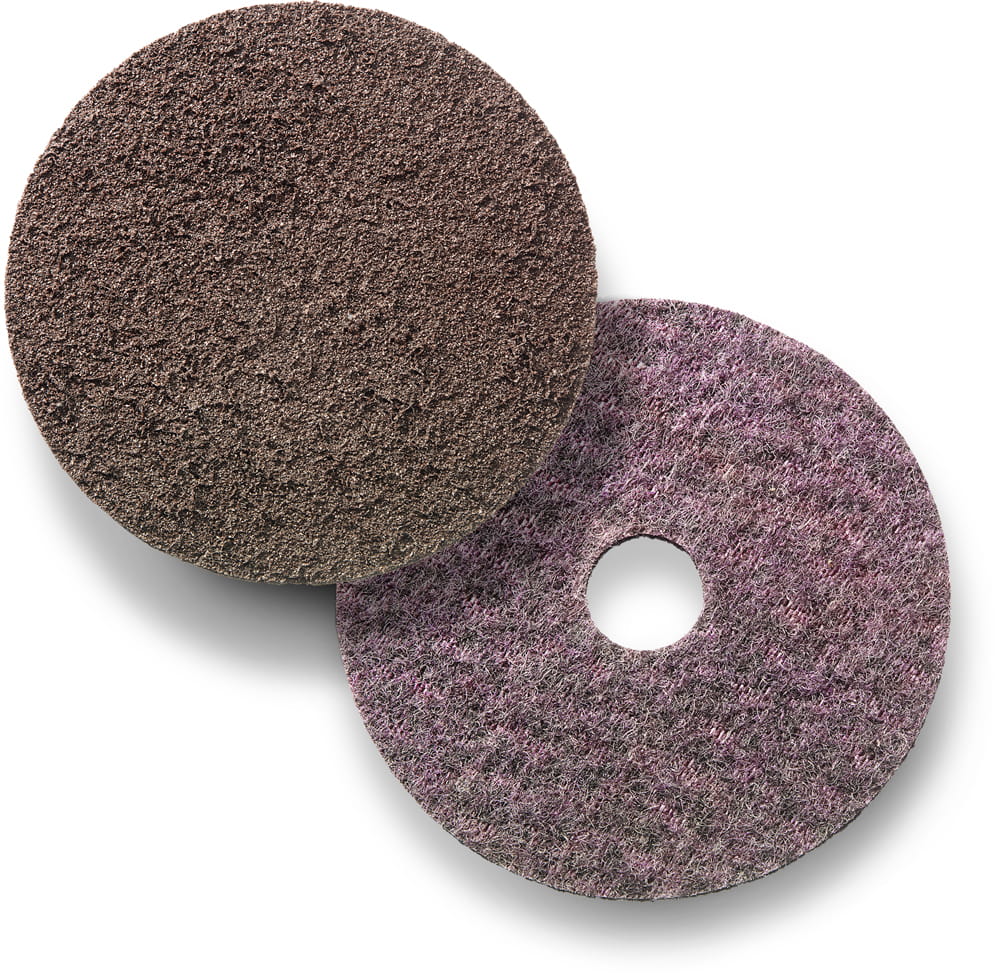 sia Abrasives 6924 siamet hd – SCM-Vliesschleifscheibe – Ø 115 mm, Zentrumsloch herausnehmbar, e x tra coarse