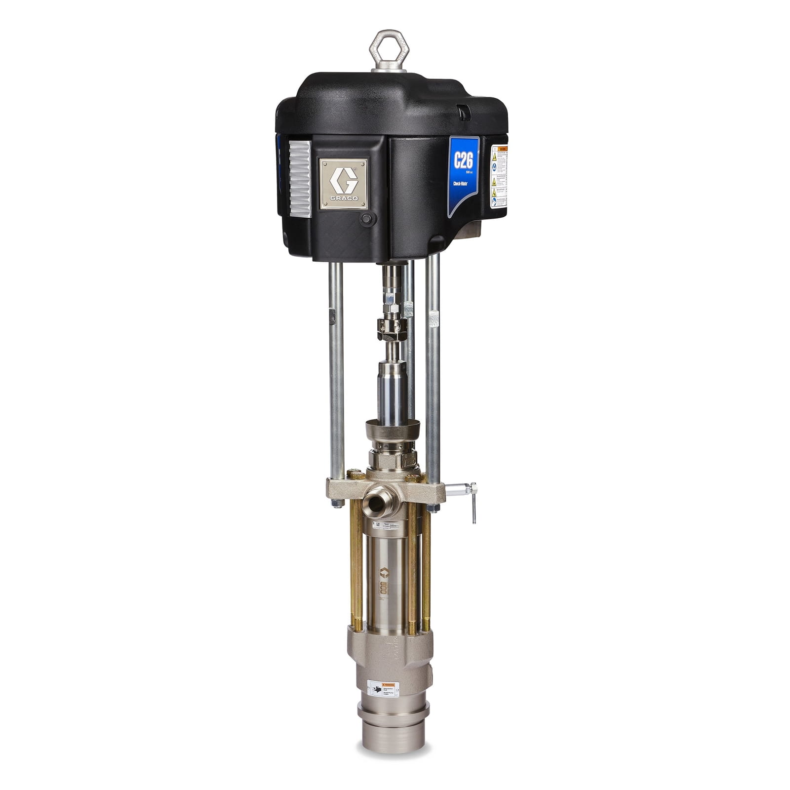 42:1 - 500 cm³ Dura-Flo-Pumpe mit XL 24000-Luftmotor, MaxLife Kohlenstoffstahlkonstruktion