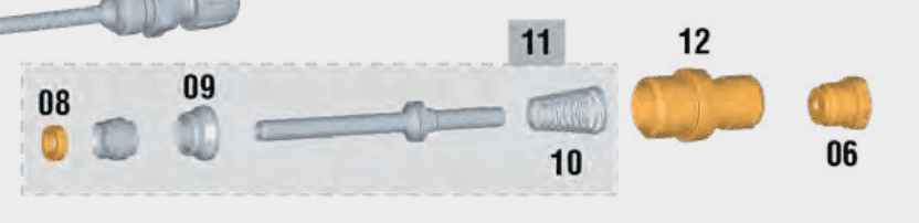 Elcometer 1 L (33,8floz) Set completo di tazze aspiranti
