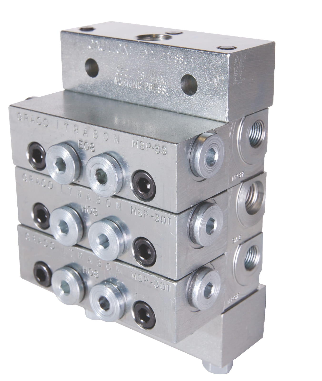Modulares Trabon® MSP-Verteilerventil – MSP-25S – 0,82 cm³ (0,050 in³)