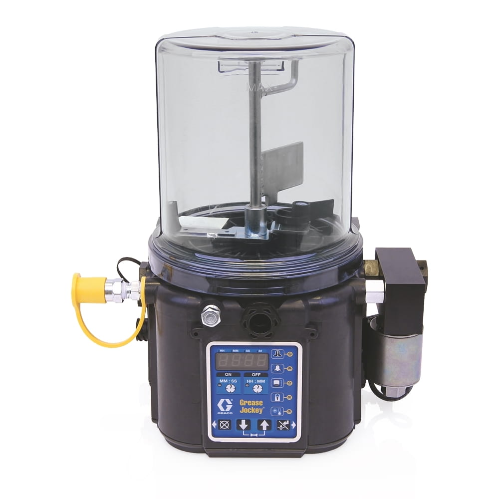 Installation kit for electric Grease Jockey system - Greasable spring pins, drum brakes, 6x4 tandem axle, 4 modules, 32 points