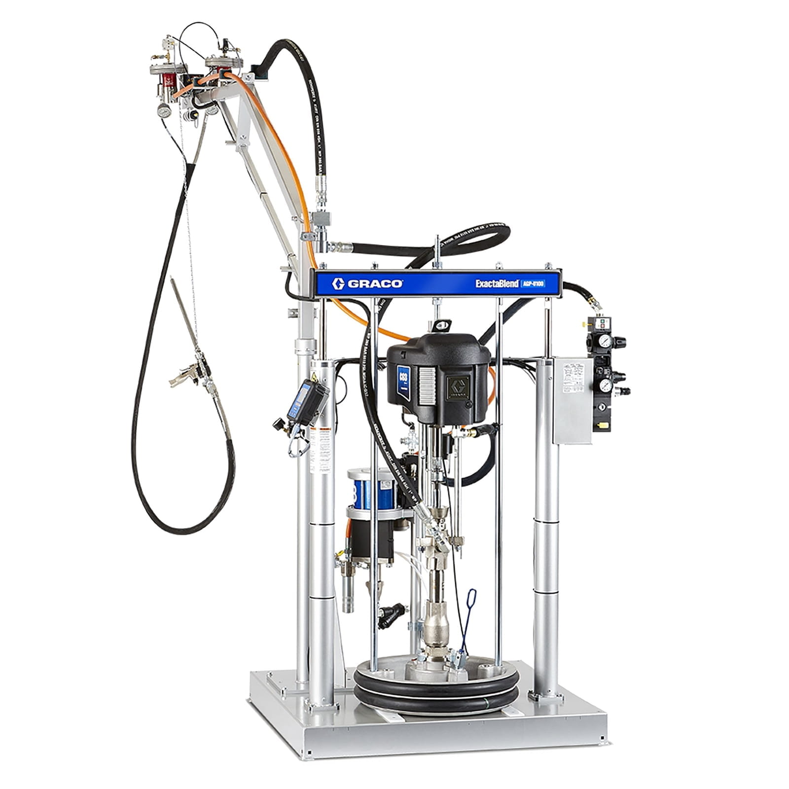 200/19 l (55/5 gal) AGP-U100 Maszyna do poliuretanu z zbiornikiem ciśnieniowym (wysięgnik nie wchodzi w zakres dostawy)