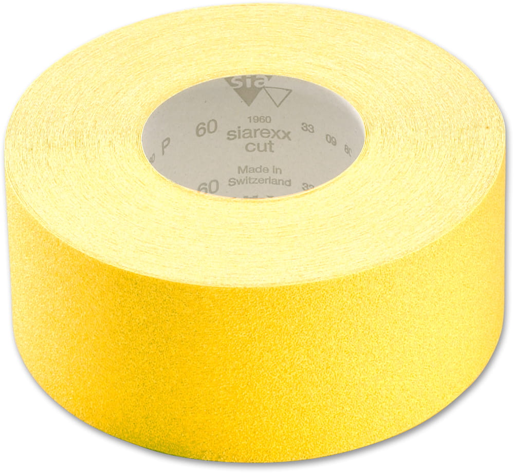 sia Abrasives 1960 siare x x – Papier-Schleifrolle – 70 mm x 25 m – Körnung 150