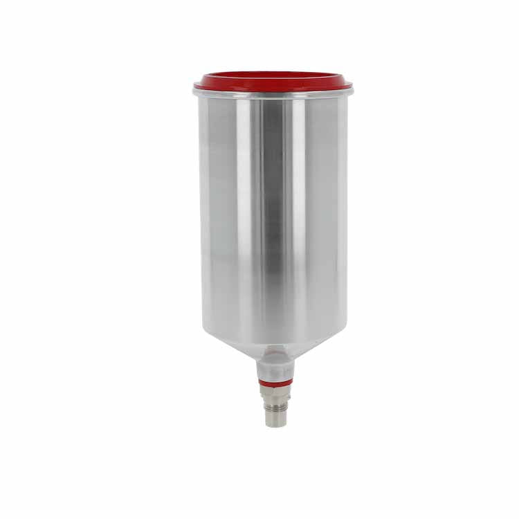Bicchiere riutilizzabile in alluminio, 1,0 l con QCC e filettatura fine [per jet 5000 B, jet 4000 B, jet 3000 B, jet 2000, jet 1000 B, jet 100 B, jet 90, jet RP, LM 2000, KLC]