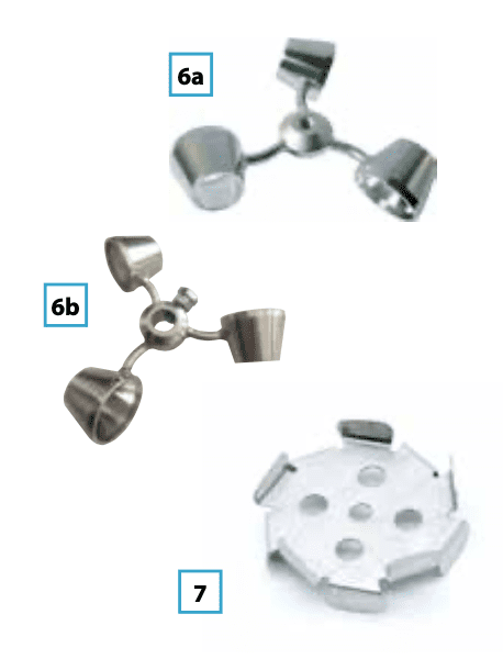 Hélice de acero inoxidable Prona Ø150 mm sin rosca con tornillo de fijación