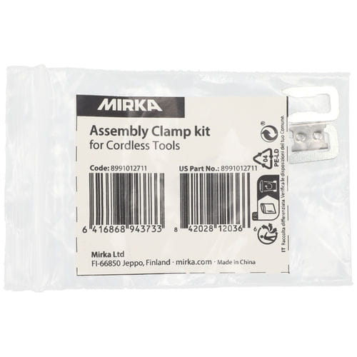 Mirka Montageklemmen-Kit für Akkuwerkzeuge