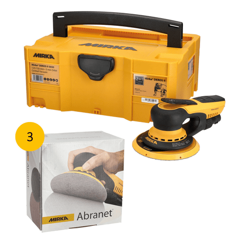 Système Mirka DEROS + Abranet (KIT2505WOMDE)