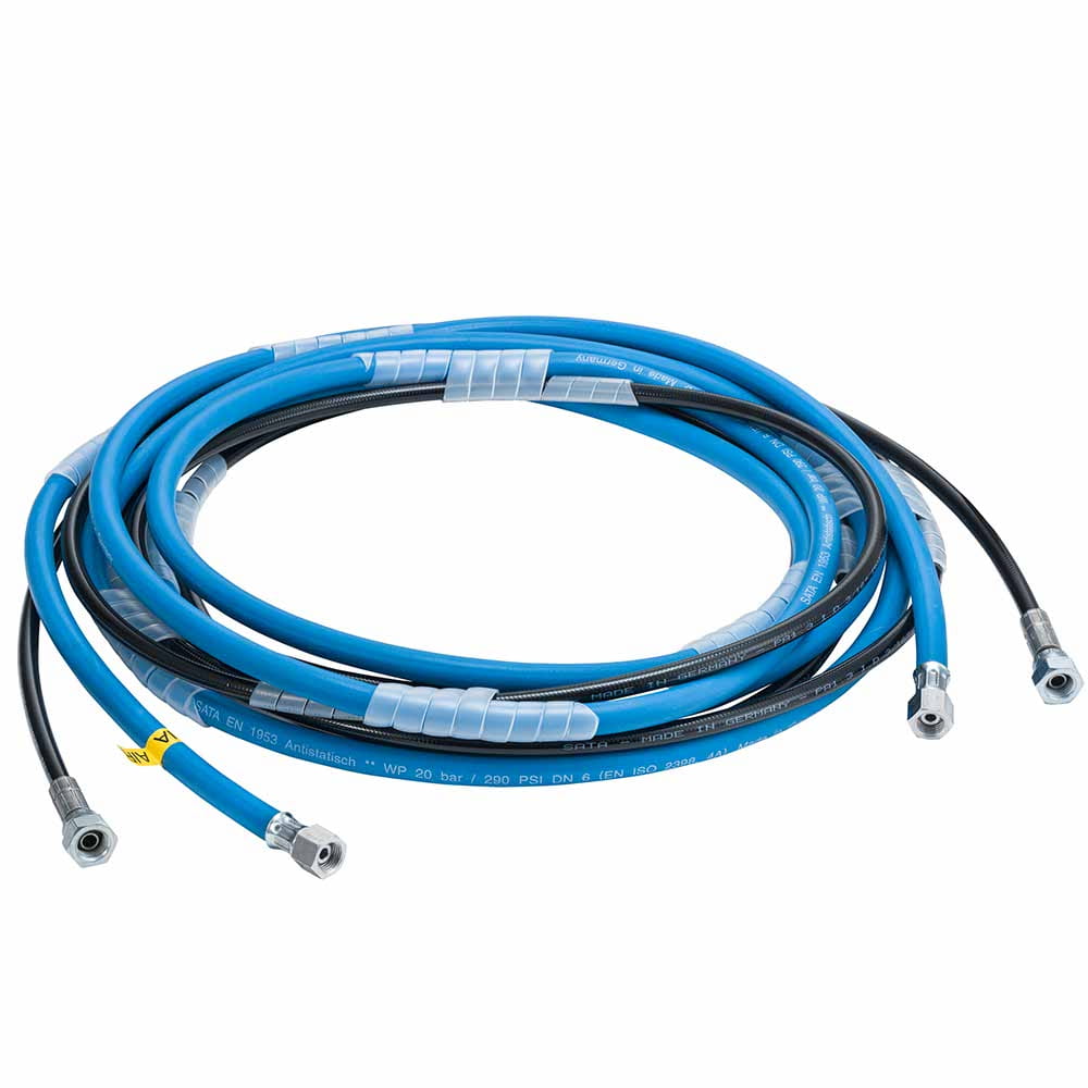 SATA Schlauchpaar, 6 x 4 mm, 15 m lang, G 1/4" (Innengewinde) (Material und Luft) [für SATA spray mix]