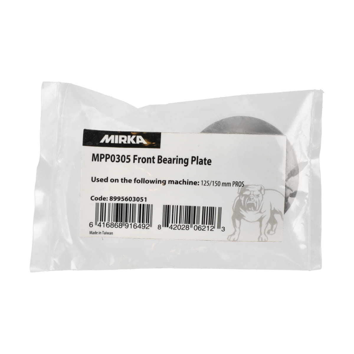 Mirka MPP0305 FRONT BEARING PLATE PROS
