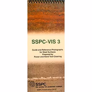 Oberflächen-Vergleichsbilder nach  SSPC-VIS 3 Hand- & Maschinenwerkzeuge