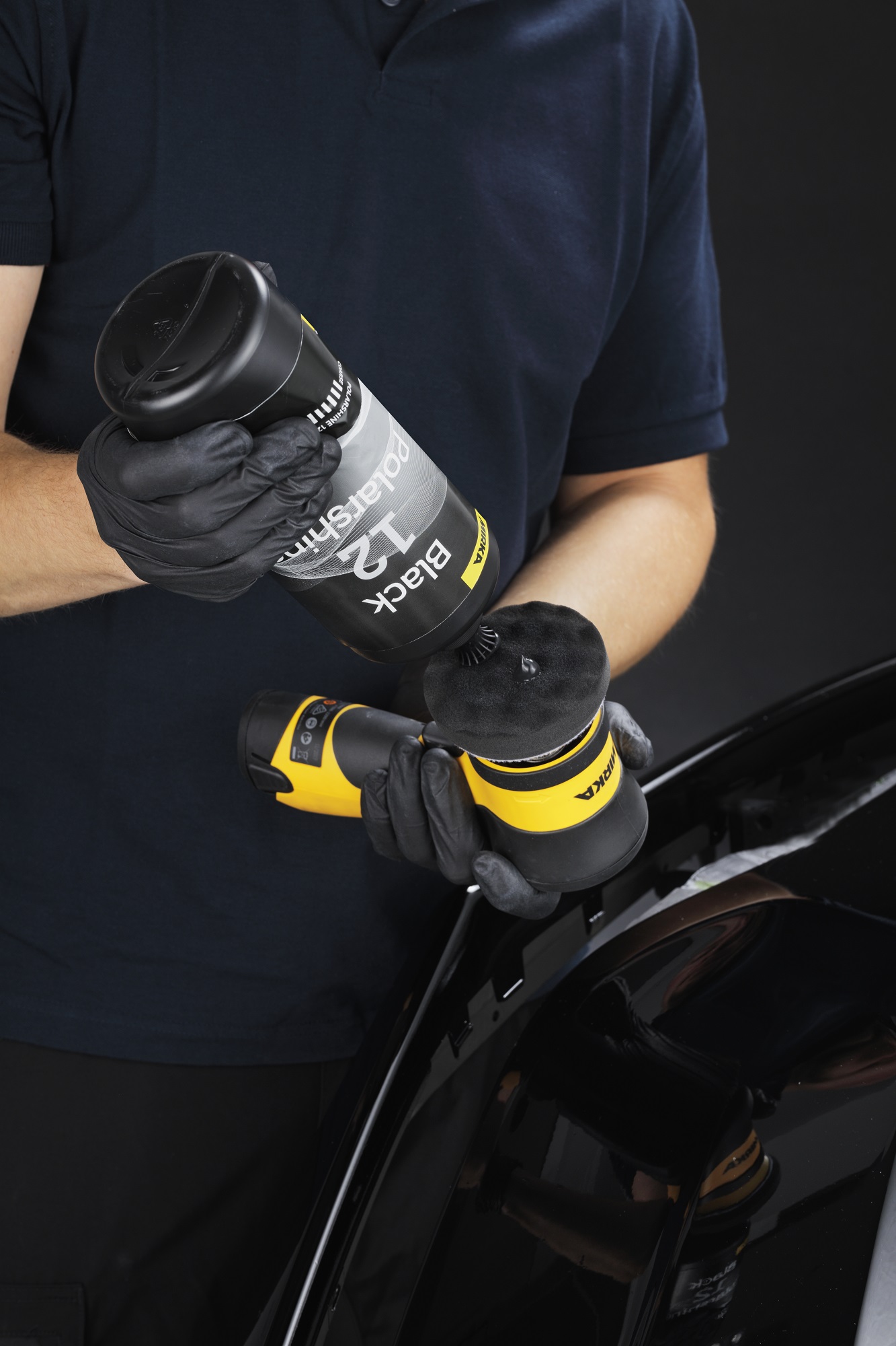 Mirka Polarshine 12 Black polish - 5L/1.32 gal