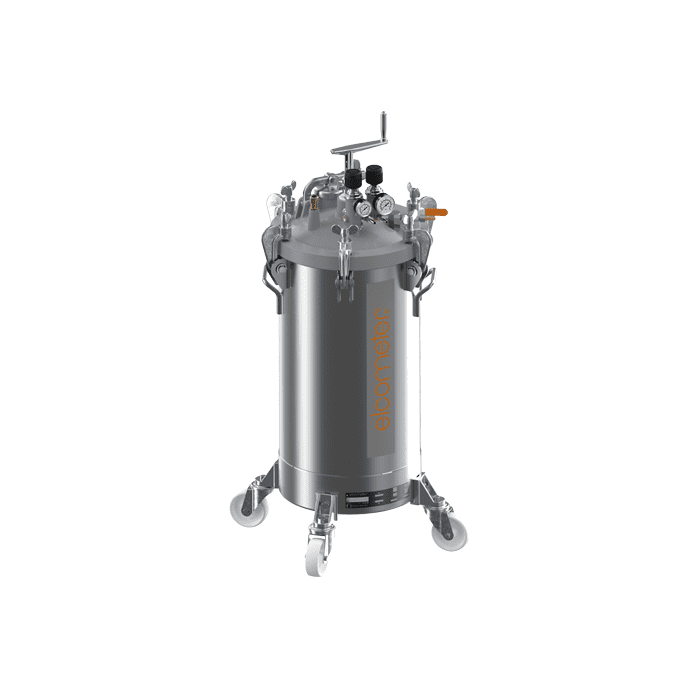 Elcometer P50T Druckbehälter und Sagola X 4100 Druckspritzpistole mit:777-Luftkappe & 1,20 mm Edelstahl-Nadel- und Düsenset
