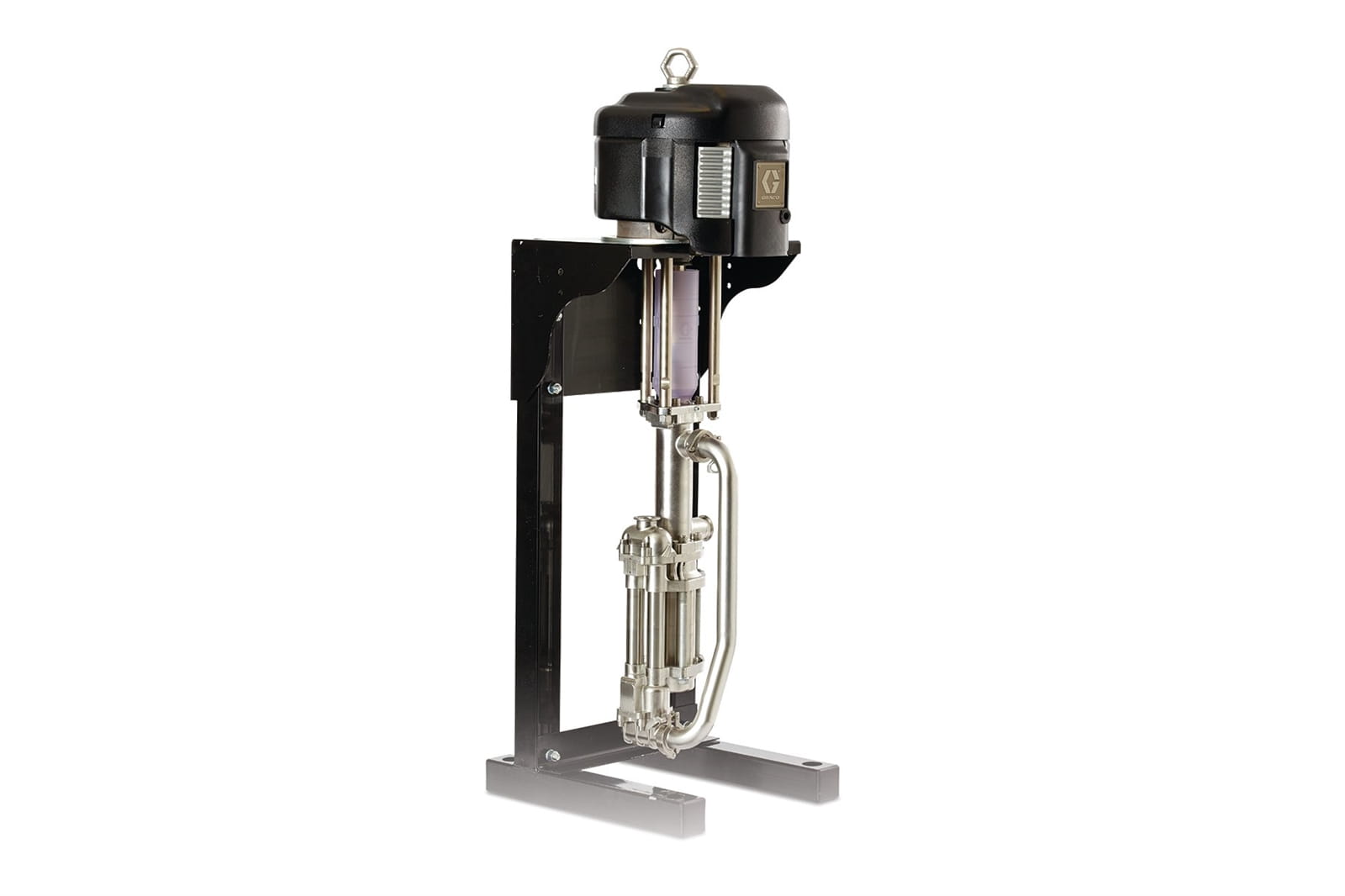 Bomba High-Flo de 4 bolas, acero al carbono, 4:1, sistema de escape silencioso, bomba inferior con copa de aceite abierta, racores NPT, vástago/cilindro Ultralife.