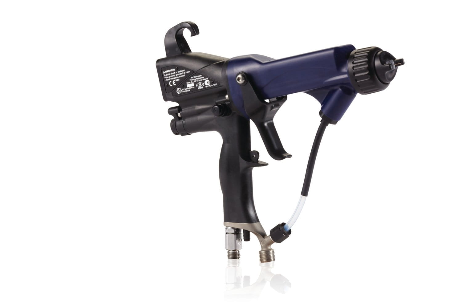 Manuelle elektrostatische Luftspritzpistole für allgemeine Anwendungen Pro Xp85, 85 kV, 1,5-mm-Düse (0,055 Zoll), Smart Display, Standard-Beschichtungen