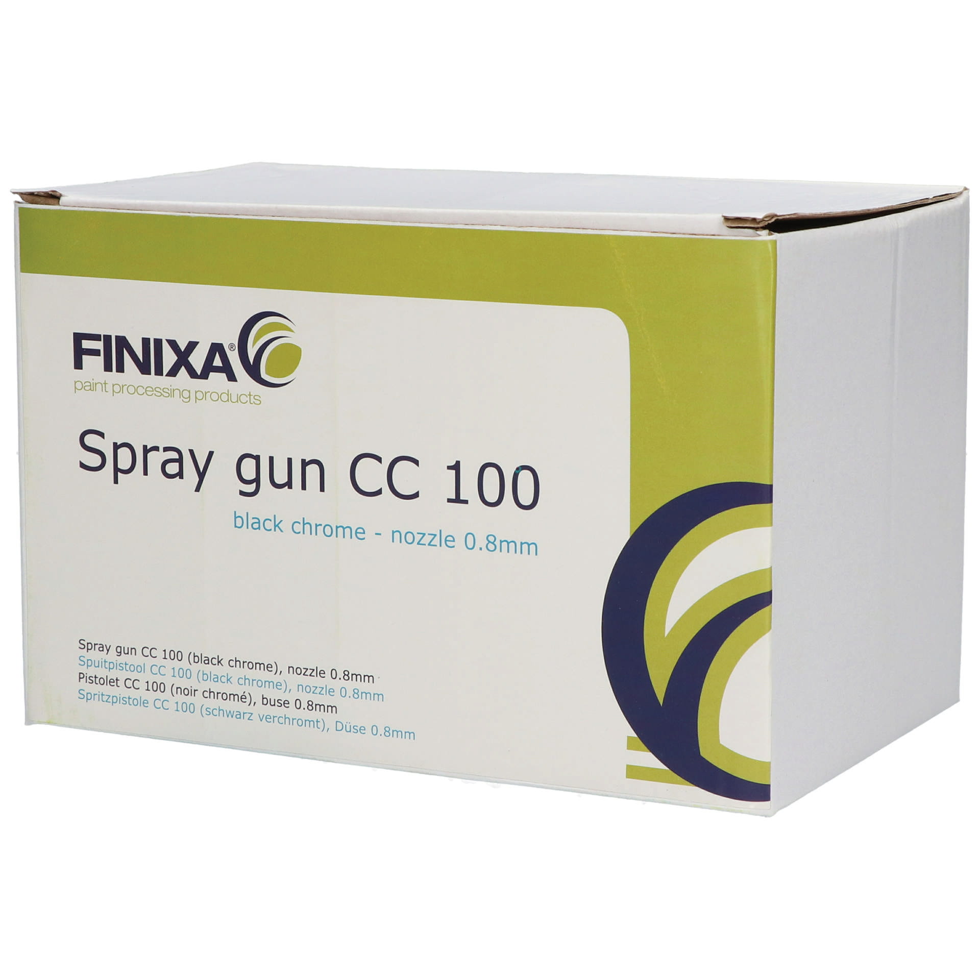 Pistola pulverizadora Finixa Spot-repair CC100, boquilla de 0,8 mm