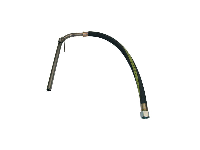 Beschichtpunkt - Système d'aspiration IG 36x2 mm avec TUYAU EN ACIER INOXYDABLE et RACCORD EN ACIER INOXYDABLE AG28x1,5 L. 450 mm