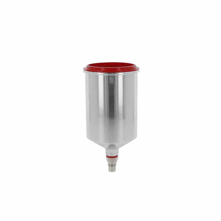Bicchiere riutilizzabile in alluminio, 0,75 l con QCC e filettatura fine [per jet 5000 B, jet 4000 B, jet 3000 B, jet 2000, jet 1000 B, jet 100 B, jet 90, jet RP, LM 2000, KLC]