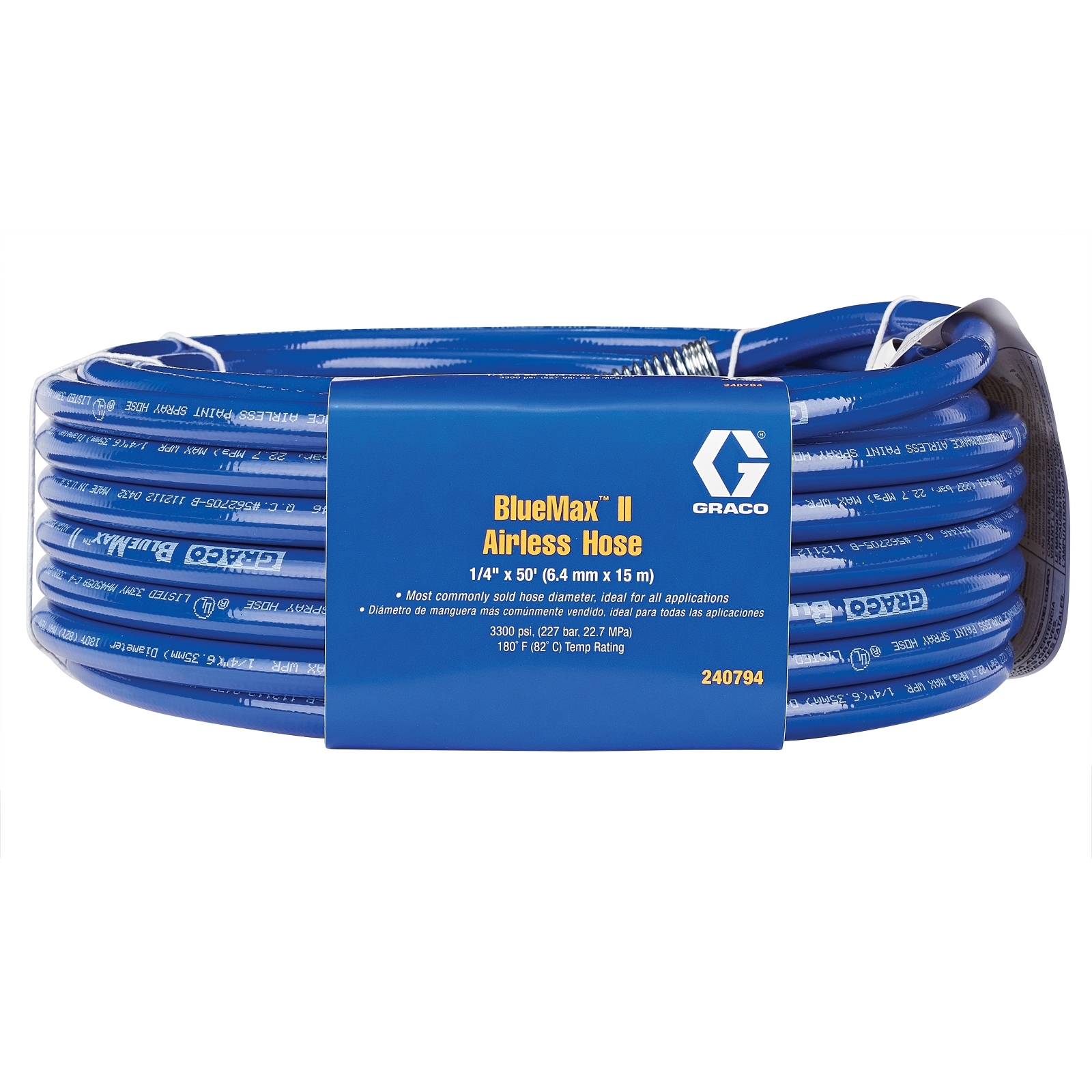 Tuyau Haute Pression - Longueur 10 m 250 bar 150°C DN 6 Tuyau Haute Pression - Longueur 10 m 250 bar 150°C DN 6
