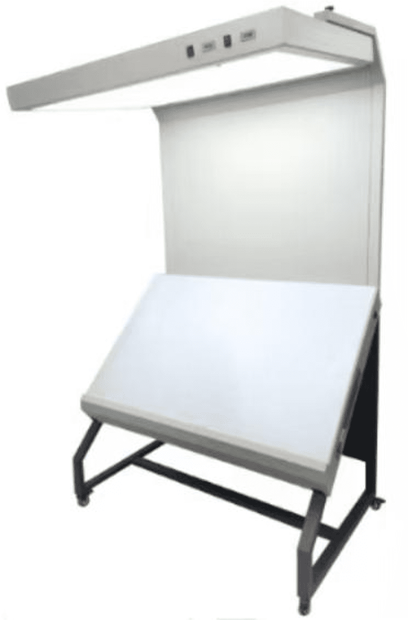 3nh Colour Light Table with Large Sloping Surface CC120-S-2 (D65 & D50) – Light source (top/bottom): Large sloping table — Top: D65 & D50 / Bottom: D65