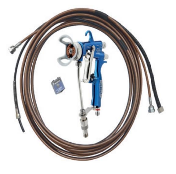 Binks Trophy AA 4400 Pistole und 7,5m SuperFlex Schlauchpaket mit Wendedüsenreiniger