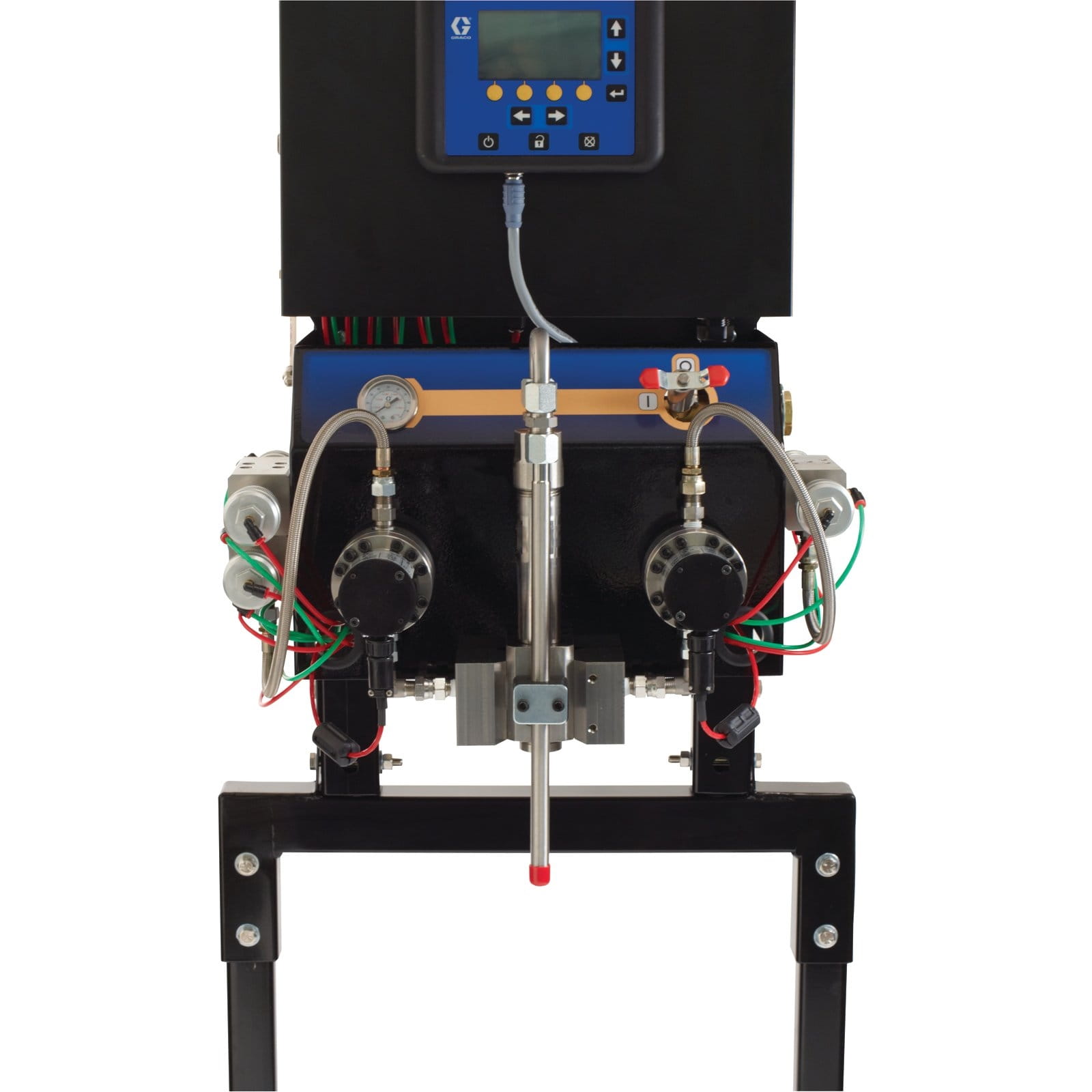Acid catalyst dosing unit ProMix 2KE, 3 colours; 1 hardener; intrinsically safe generator power supply