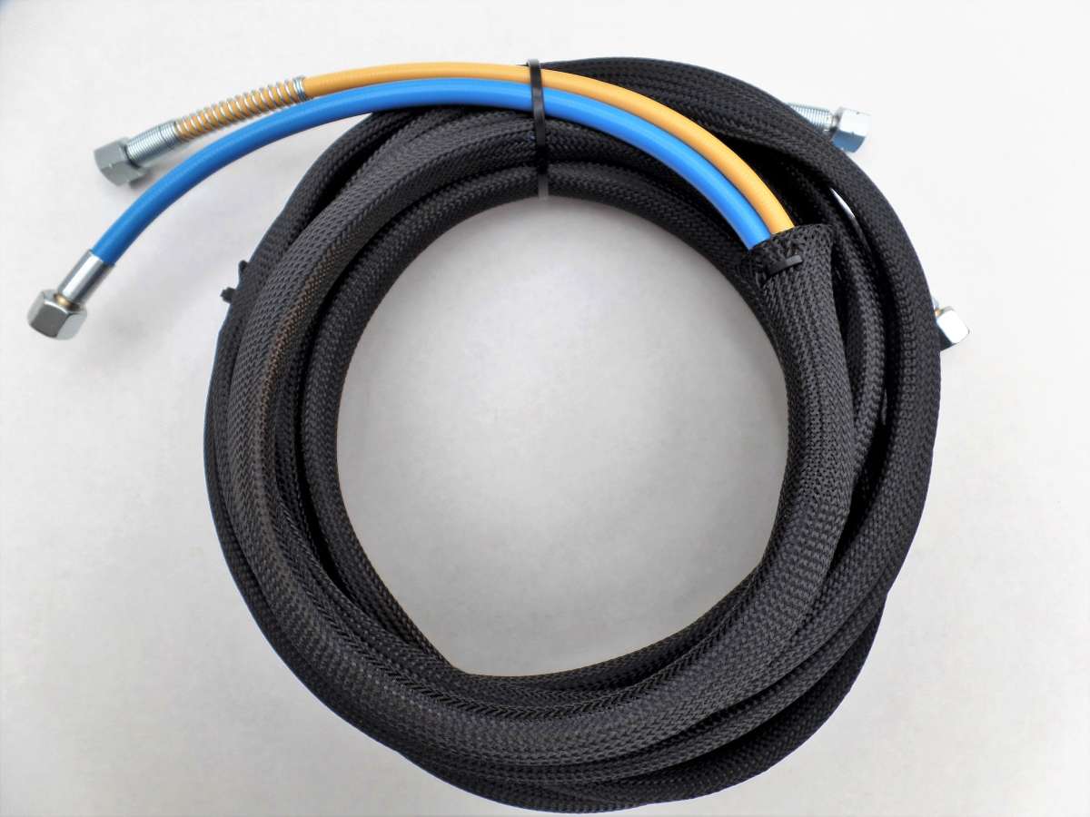 Maspra AirCombi Hochdruckschlauch 3/16" 7,5 m mit Edelstahl-Anschlüssen 1/2" JIC