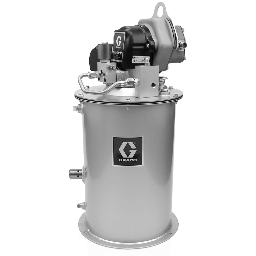 Dyna-Star® HP electric lubrication pump module - 41 kg (90 lb). CONTAINER