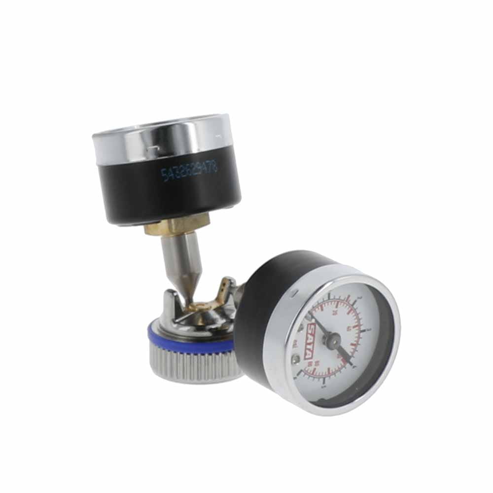 Druckluftregler Manometer, 1/4 Zoll Luftdruckregler Manometer für Spritzlackierpistole, einstellbarer Bereich 0-10BAR Druckregler mit (0-150PSI Druckluftregler Manometer, 1/4 Zoll Luftdruckregler Manometer für Spritzlackierpistole, einstellbarer Bereich 0-10BAR Druckregler mit (0-150PSI