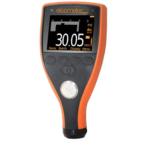 Elcometer Model MTG8 Certified Ultrasonic Material Thickness Gauge ...