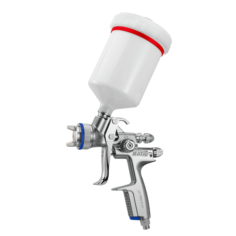 SATAjet 1000 B RP Düse 1,0  0,6 l QCC Kunststoff-Mehrwegbecher, Drehgelenk