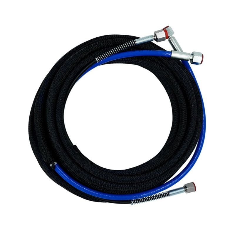 Hoses and connections for spray guns