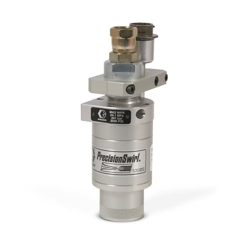 Compact PrecisionSwirl Kreis-Dosiervorrichtung, 0,5 m (0,018 Zoll) Kupplungsversatz für größere Perl