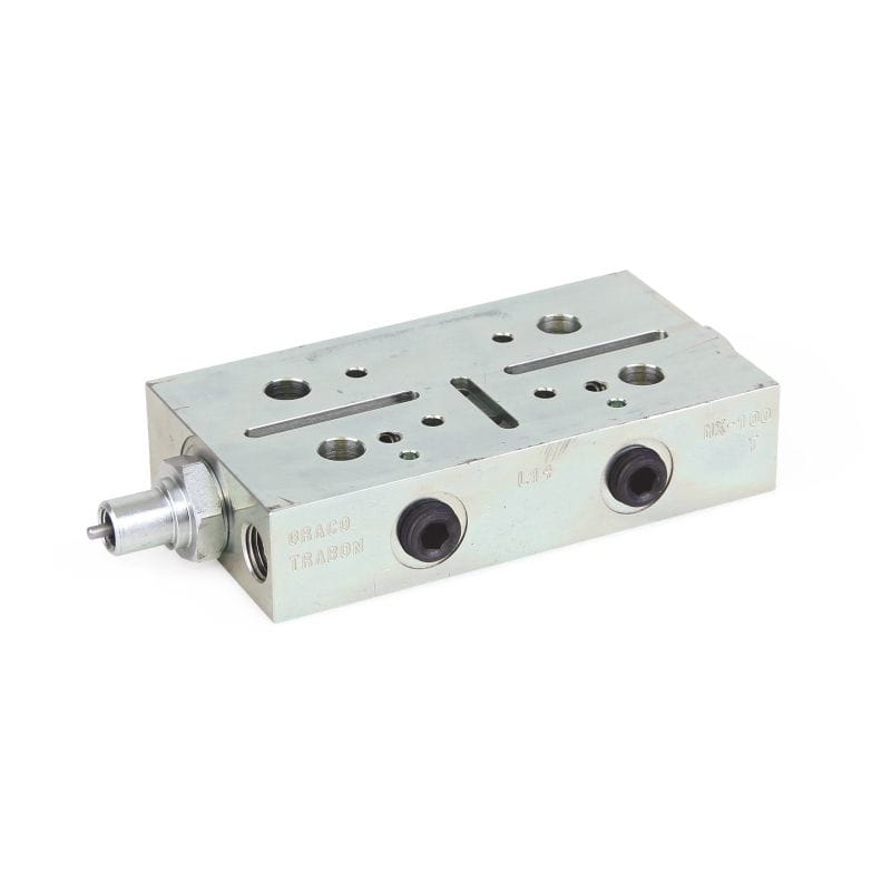 Trabon® MX-Einleitungsverteiler mit linksseitigem Zyklusanzeigestift - MX-50T - 0,82 cm³ (0,050 in³)