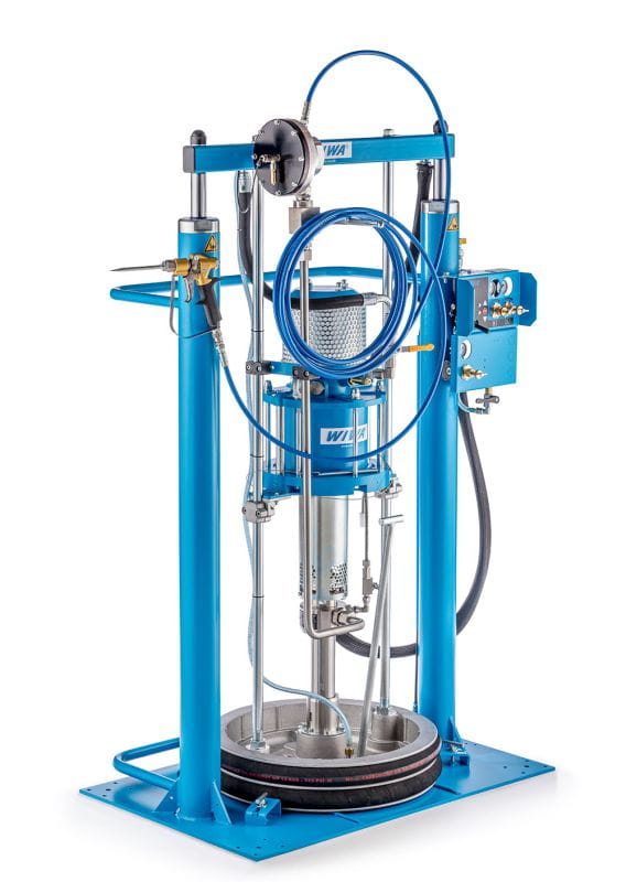 WIWA Systemlösung für 200-Liter-Gebinde Model