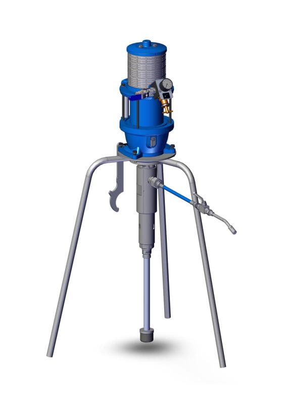WIWA INJECT HD 4 Model INJECT HD 4 pneumatische 1K-Kolbenpumpen